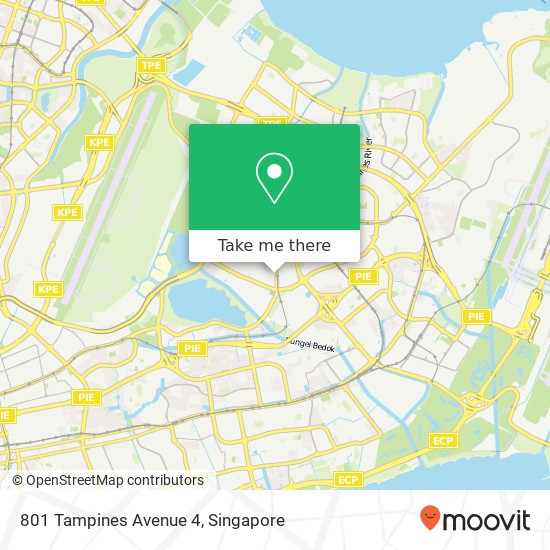 801 Tampines Avenue 4 map