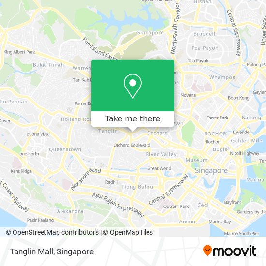 Tanglin Mall地图