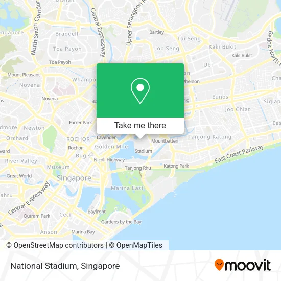 National Stadium map