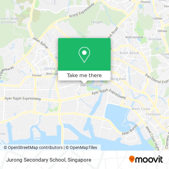 Jurong Secondary School map