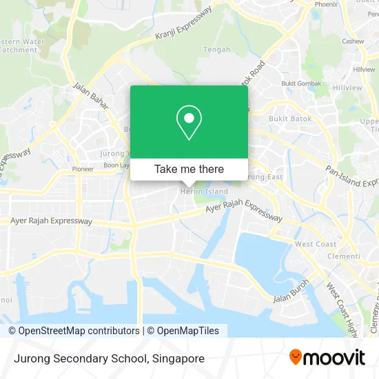 Jurong Secondary School map