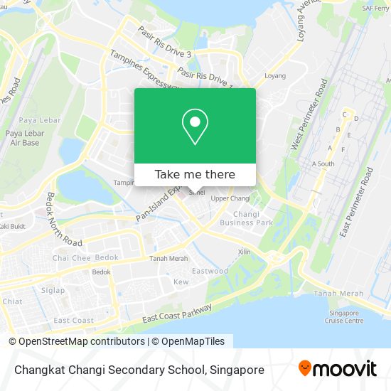 Changkat Changi Secondary School map