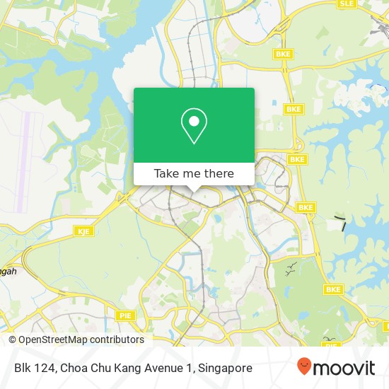 Blk 124, Choa Chu Kang Avenue 1 map