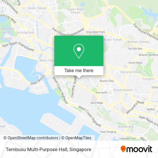 Tembusu Multi-Purpose Hall map