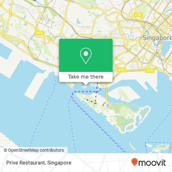 Prive Restaurant map