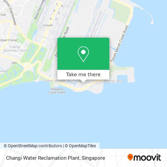 Changi Water Reclamation Plant map