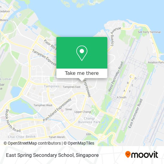 East Spring Secondary School map