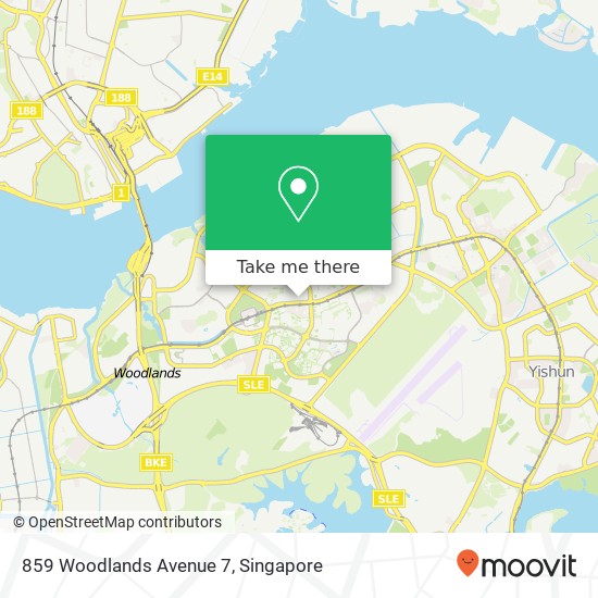 859 Woodlands Avenue 7地图