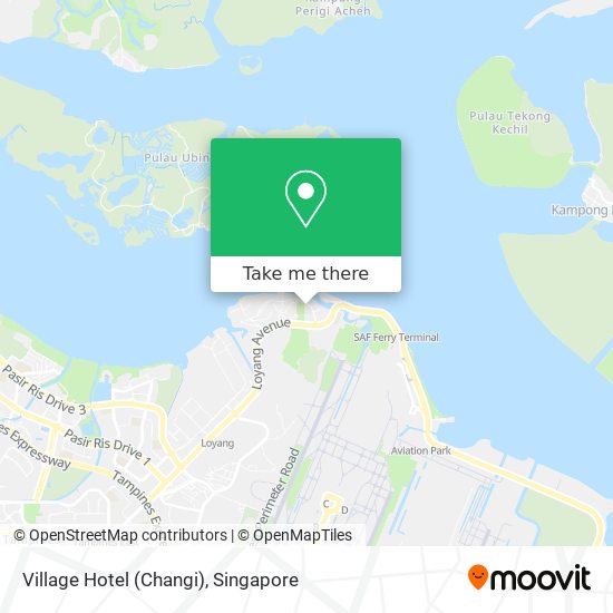 Village Hotel (Changi) map