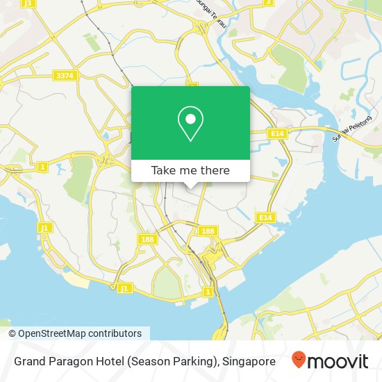 Grand Paragon Hotel (Season Parking) map