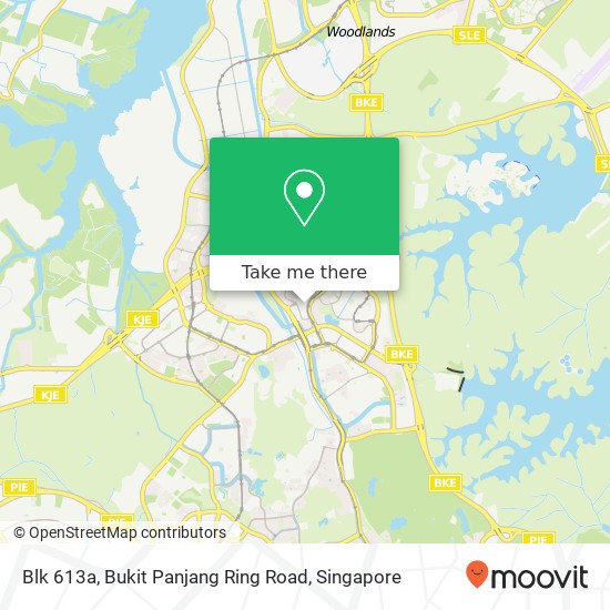 Blk 613a, Bukit Panjang Ring Road map