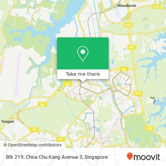 Blk 219, Choa Chu Kang Avenue 3 map