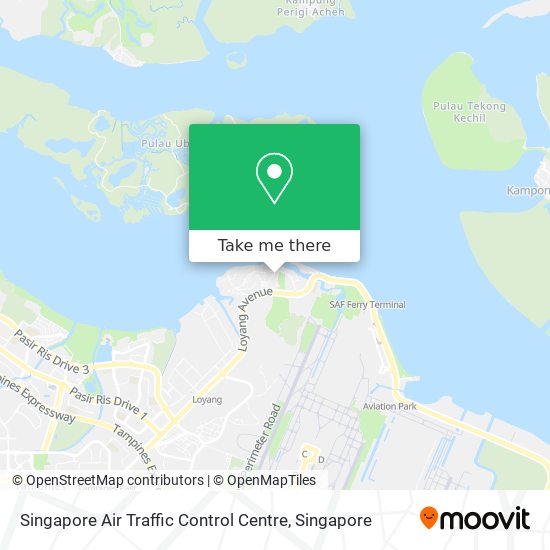 Singapore Air Traffic Control Centre map