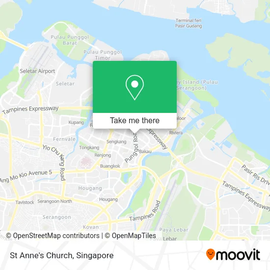 St Anne's Church map