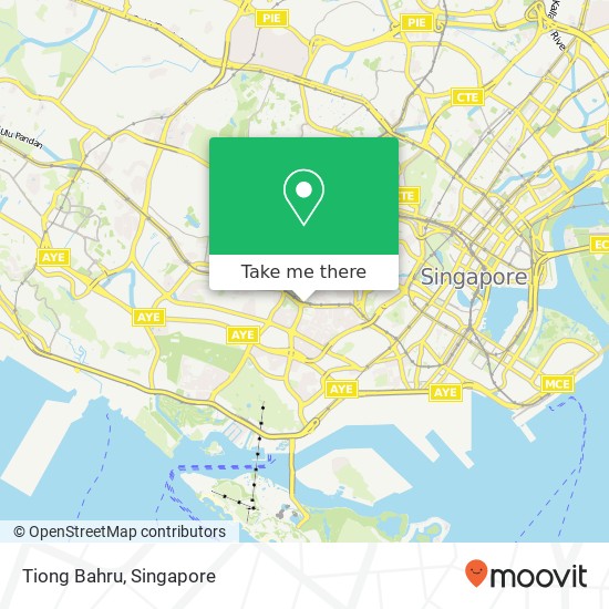 Tiong Bahru map