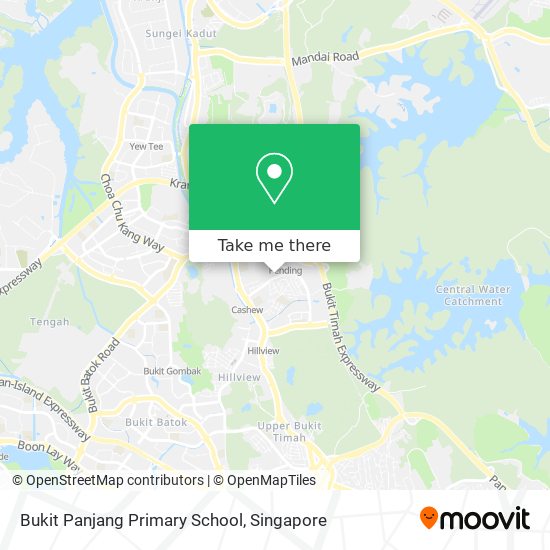 Bukit Panjang Primary School map