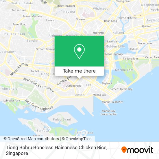 Tiong Bahru Boneless Hainanese Chicken Rice map