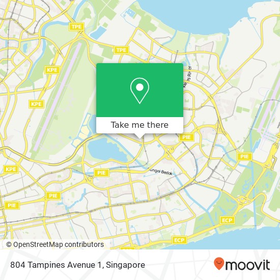 804 Tampines Avenue 1 map