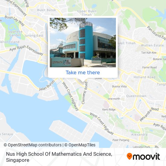 Nus High School Of Mathematics And Science map
