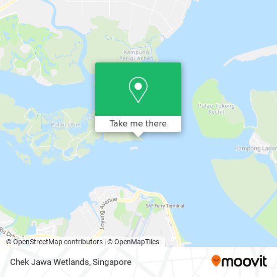 Chek Jawa Wetlands map