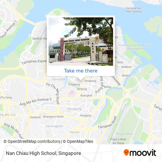 Nan Chiau High School map