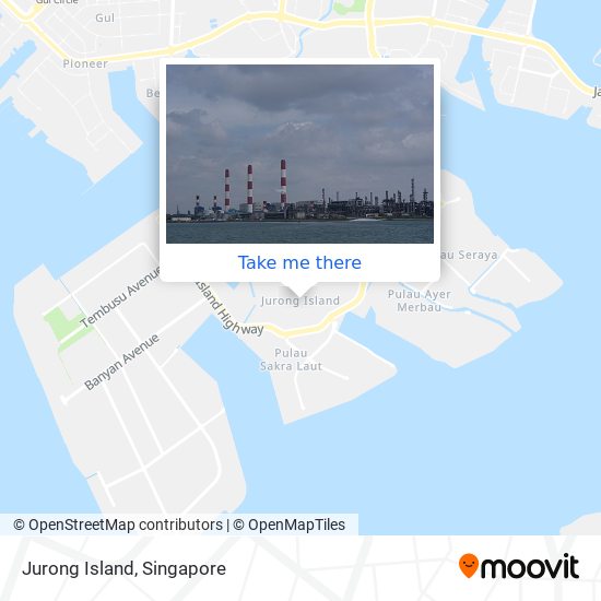 Jurong Island map