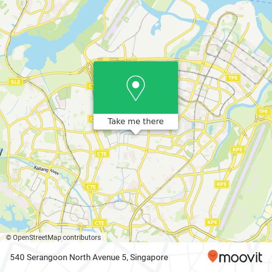 540 Serangoon North Avenue 5 map