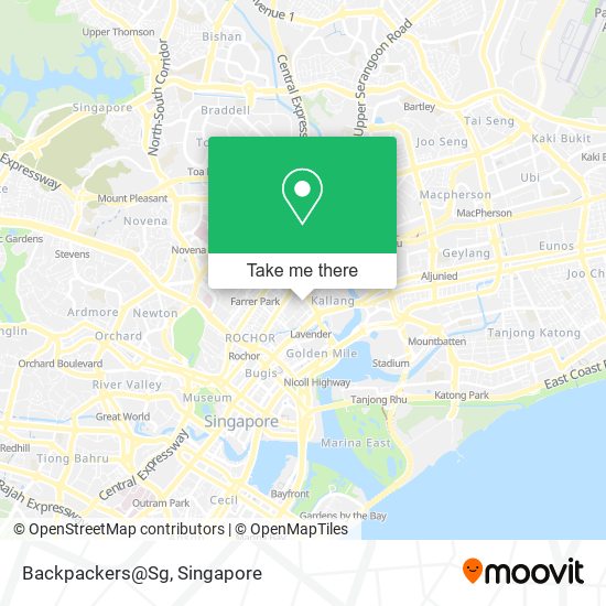 Backpackers@Sg map