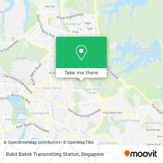Bukit Batok Transmitting Station map