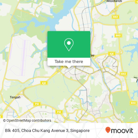 Blk 405, Choa Chu Kang Avenue 3 map