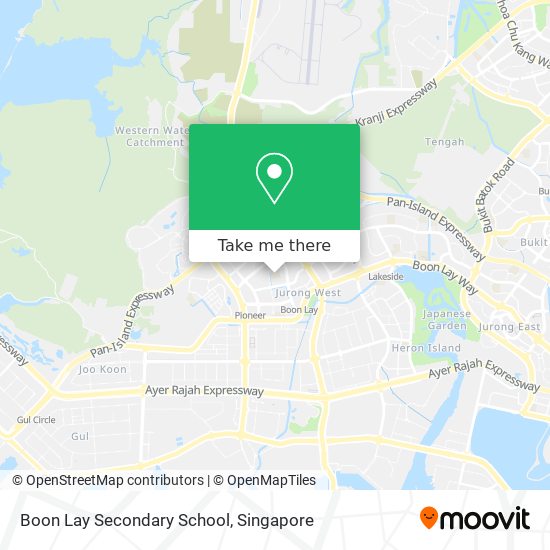 Boon Lay Secondary School map