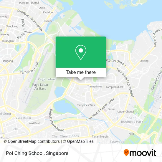 Poi Ching School map