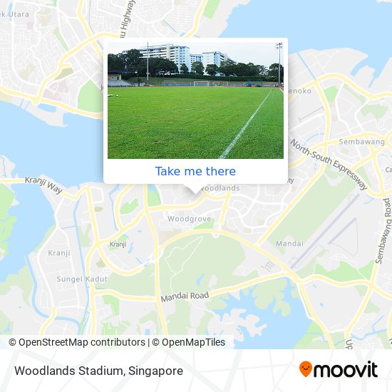 Woodlands Stadium map