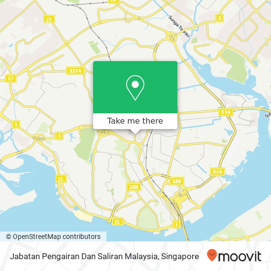 Jabatan Pengairan Dan Saliran Malaysia map