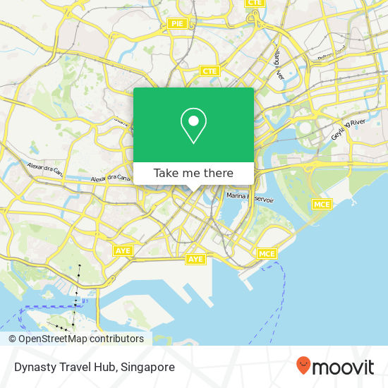 Dynasty Travel Hub map
