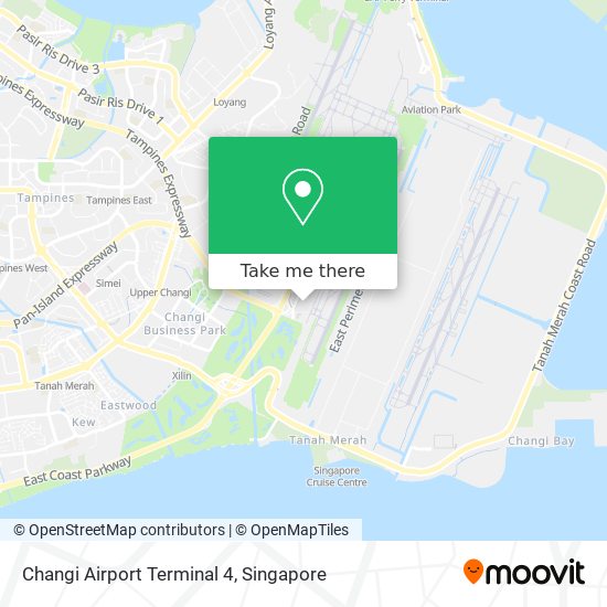 Changi Airport Terminal 4地图