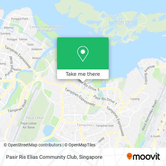 Pasir Ris Elias Community Club map