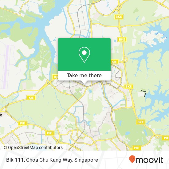 Blk 111, Choa Chu Kang Way map