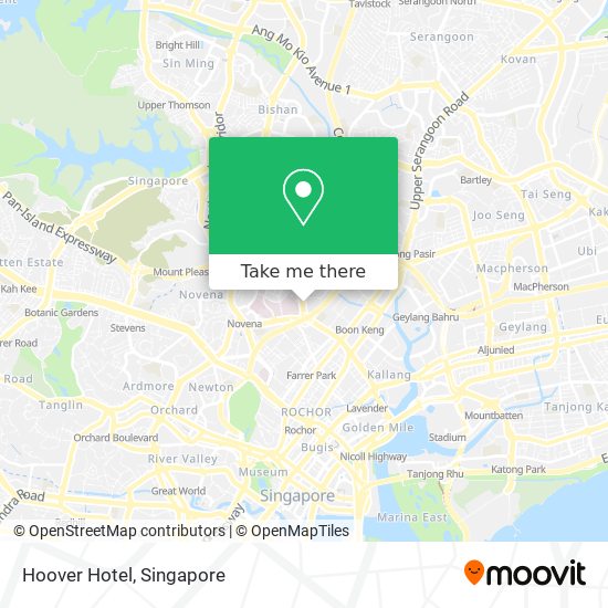 Hoover Hotel map