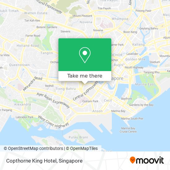 Copthorne King Hotel map
