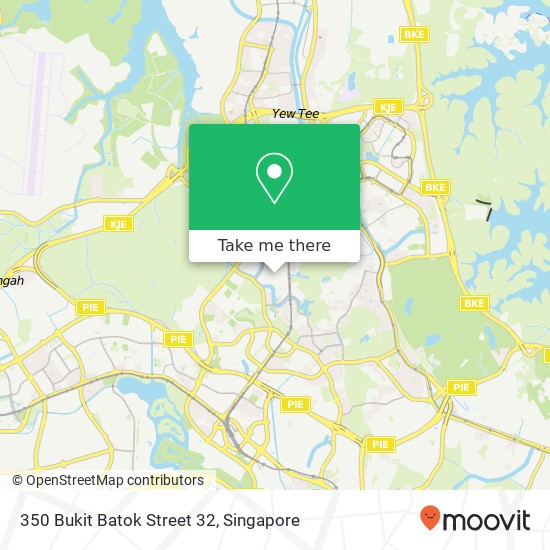 350 Bukit Batok Street 32 map
