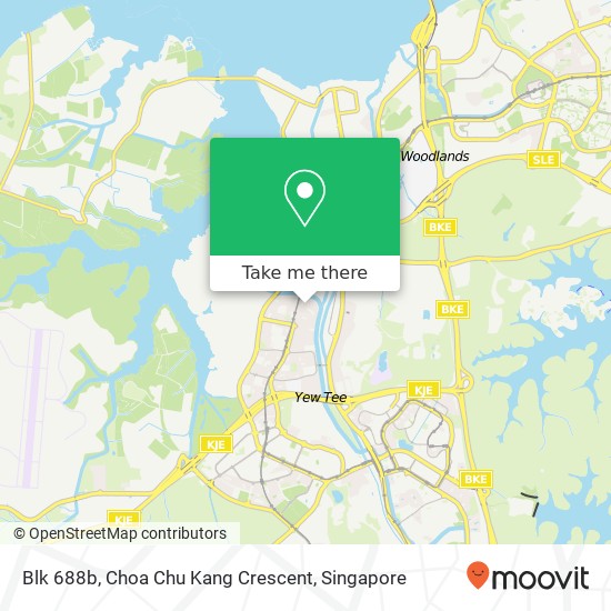 Blk 688b, Choa Chu Kang Crescent地图