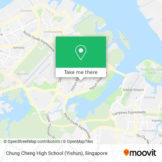 Chung Cheng High School (Yishun) map