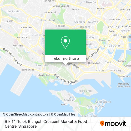 Blk 11 Telok Blangah Crescent Market & Food Centre map