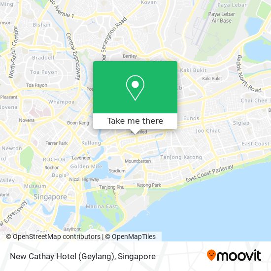 New Cathay Hotel (Geylang) map
