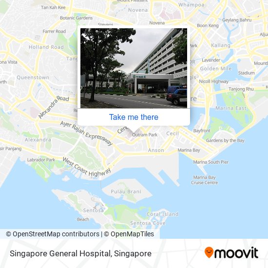 Singapore General Hospital map