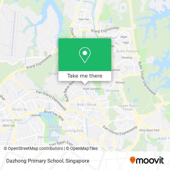 Dazhong Primary School map
