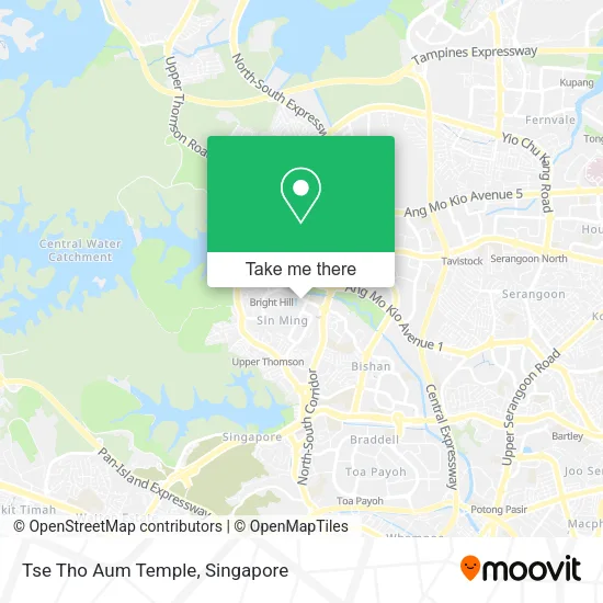 Tse Tho Aum Temple map