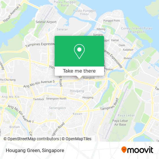 Hougang Green map