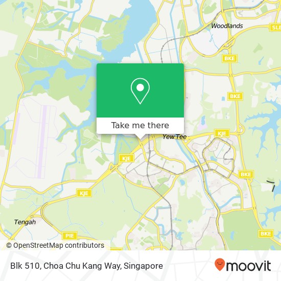 Blk 510, Choa Chu Kang Way地图